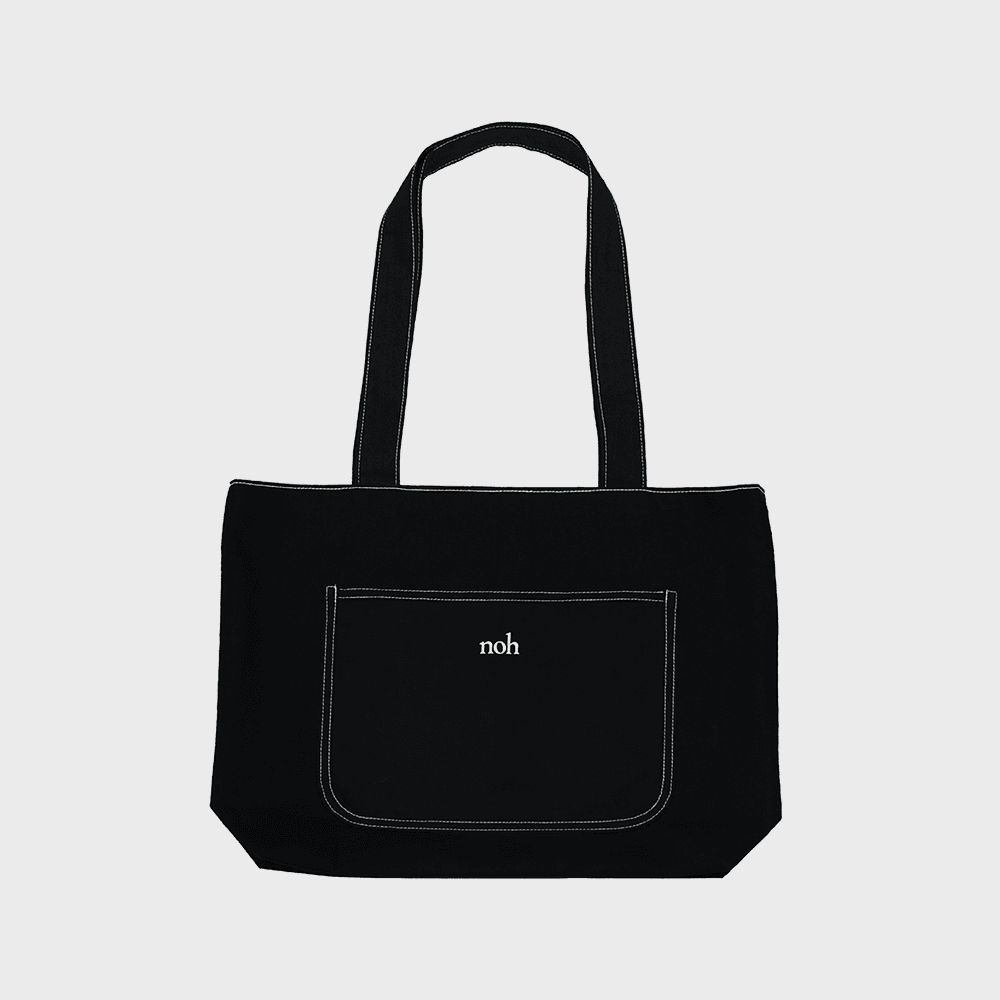 Stitch pocket bag (black)