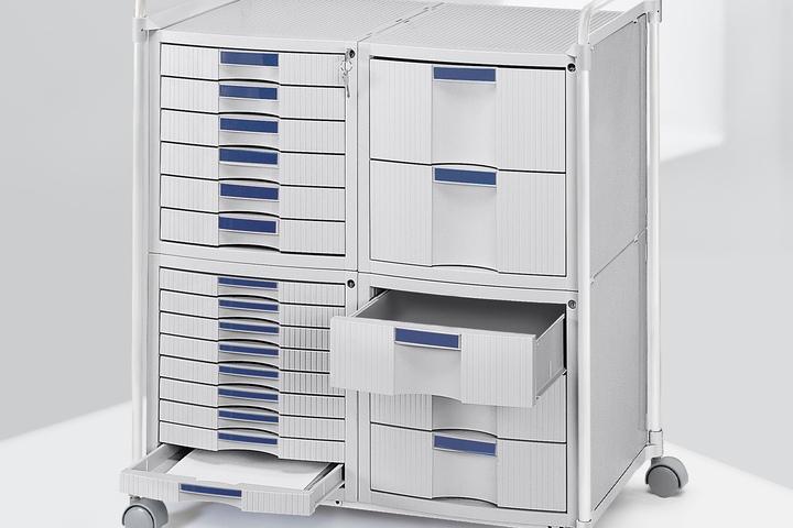 서류 정리함 문서 보관함 사무용품정리 멀티 이동형 서류함 20단