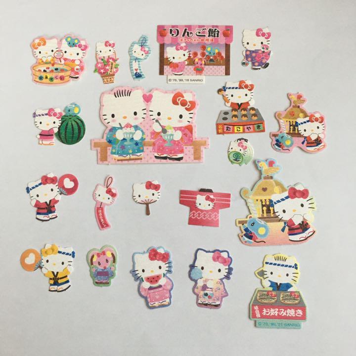 キティ　夏シール　20枚