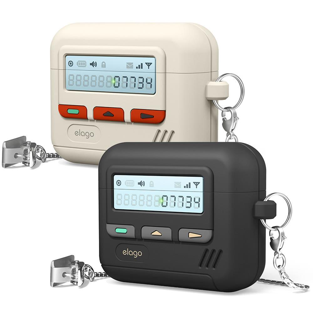 엘라고 에어팟 4 삐삐 스트랩 케이스