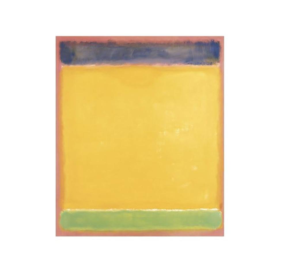 [프리지아트] 마크로스코 Untitled (Blue Yellow Green on Red)