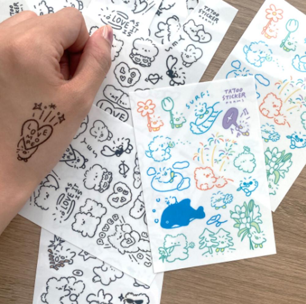 [펌즈] 타투스티커 3종