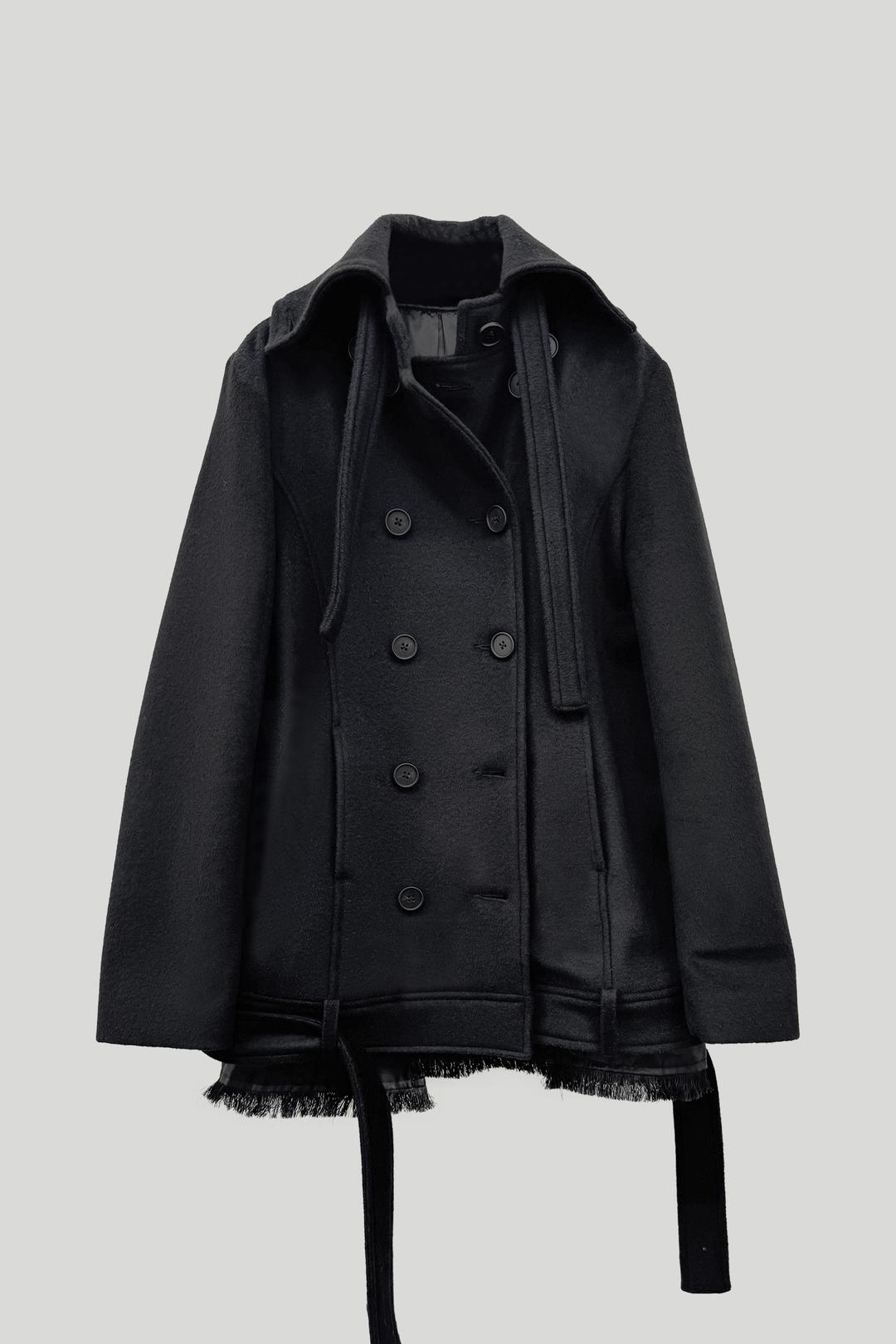 HIGH NECK DOUBLE COAT