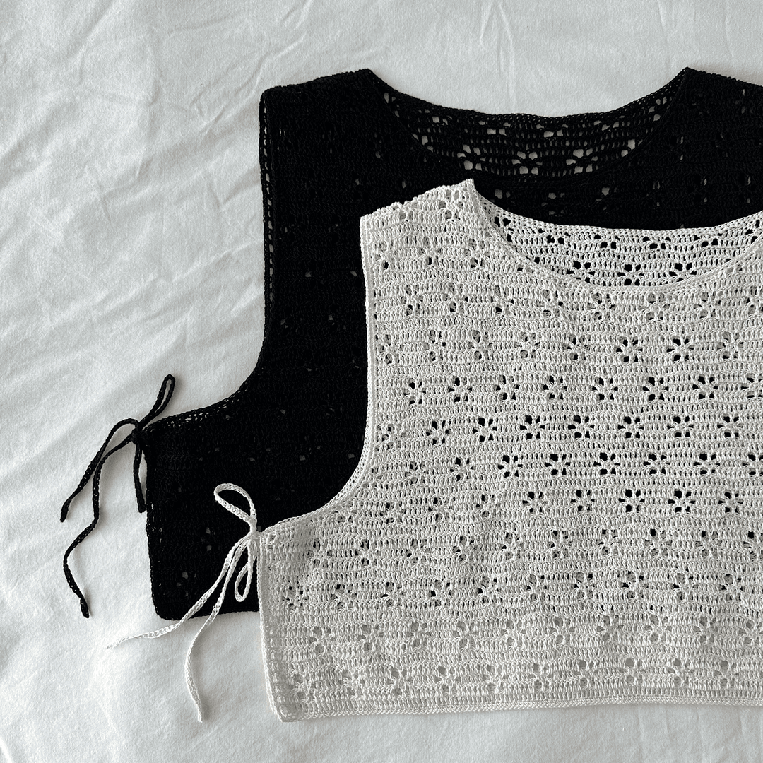 PRE-ORDER) mlp eyelet lace crop vest DIY KIT