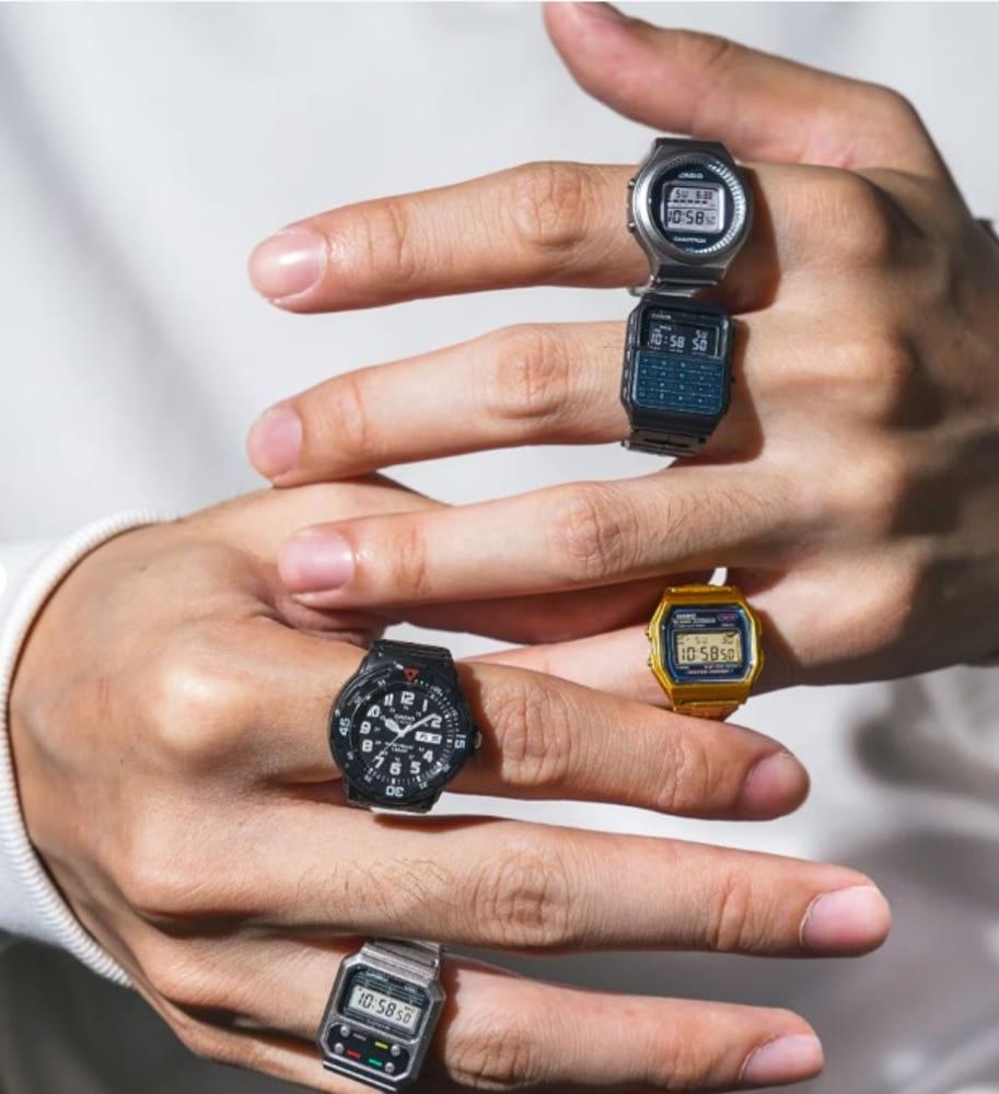 스탠즈스톤즈 CASIO 워치 링 컬렉션 5종세트 카시오 시계반지