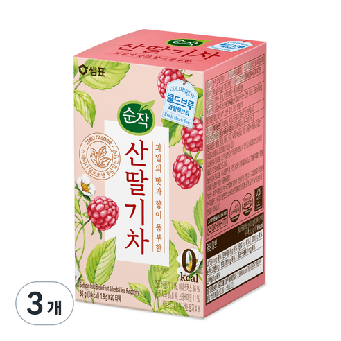순작 산딸기차 콜드브루 과일허브티 - 기타과실차 | 쿠팡