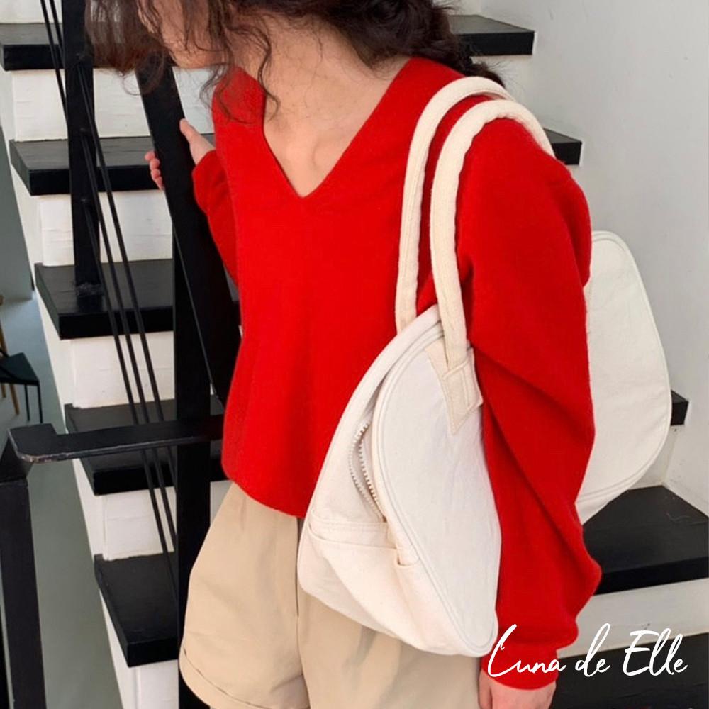 드온도 홀가 캐시 니트 홀가먼트 브이넥 가을 티셔츠 23FW