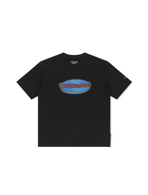 Y.E.S Web Logo Kids Tee Black