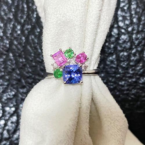 [탄자R004] 천연 탄자나이트반지 (14K/18K)