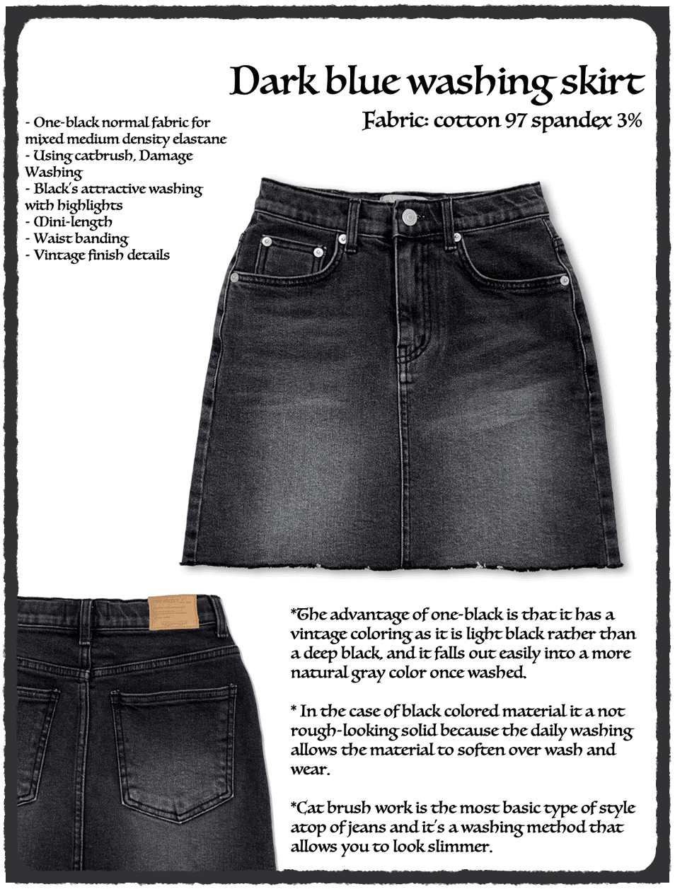 Dark Blue Washing SK