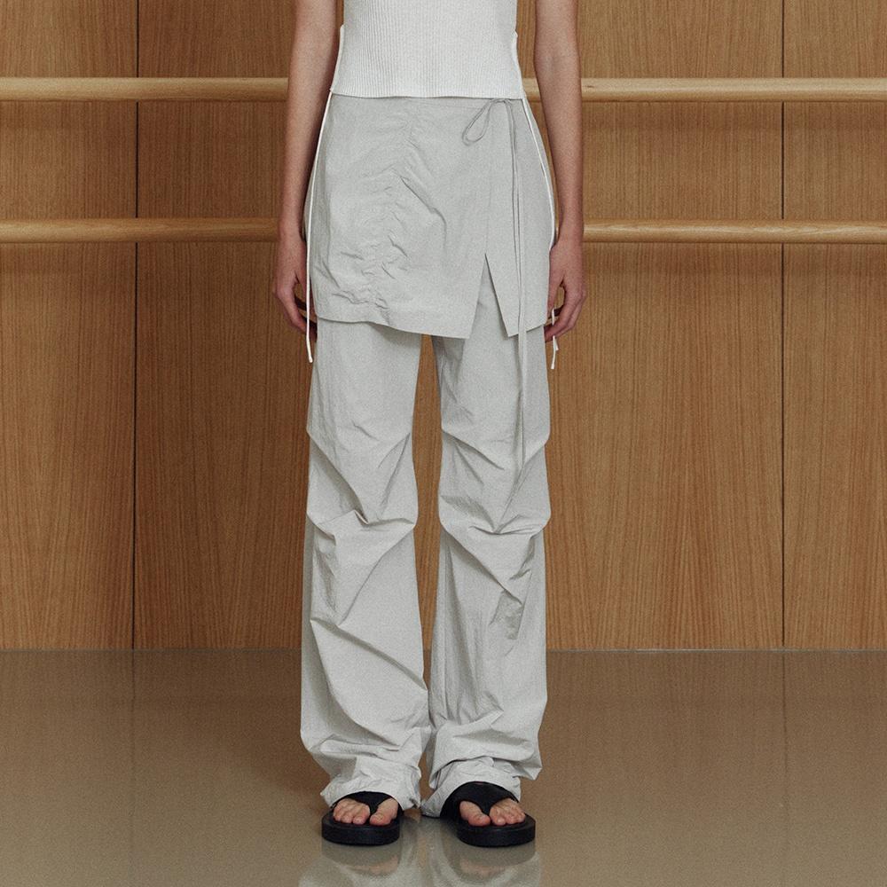 skirt layered pants (2colors)