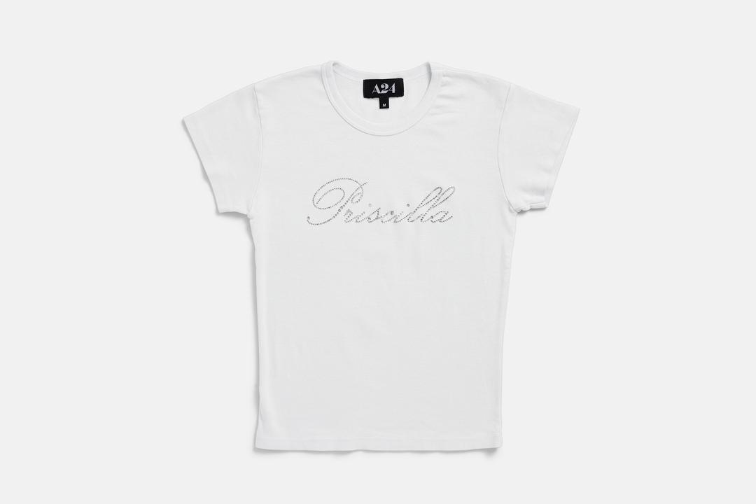 Priscilla Rhinestoned Babydoll Tee