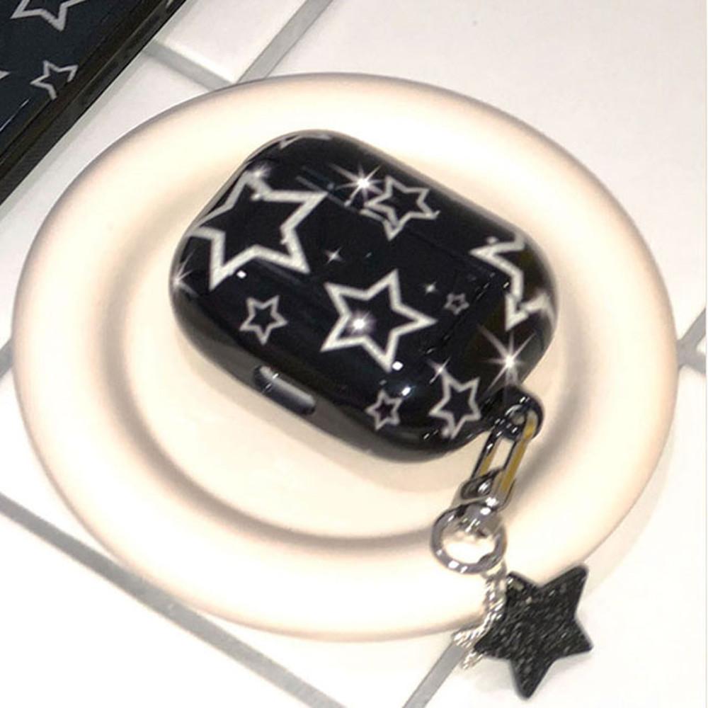 워터진 / black star 유광 하드 에어팟 별케이스