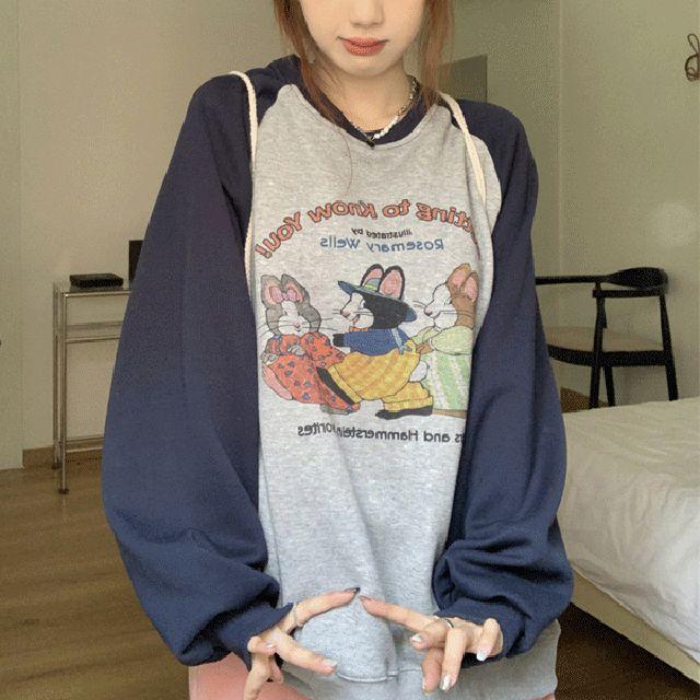 [가을신상] 제피 프린팅 나그랑 맨투맨 - mh29031