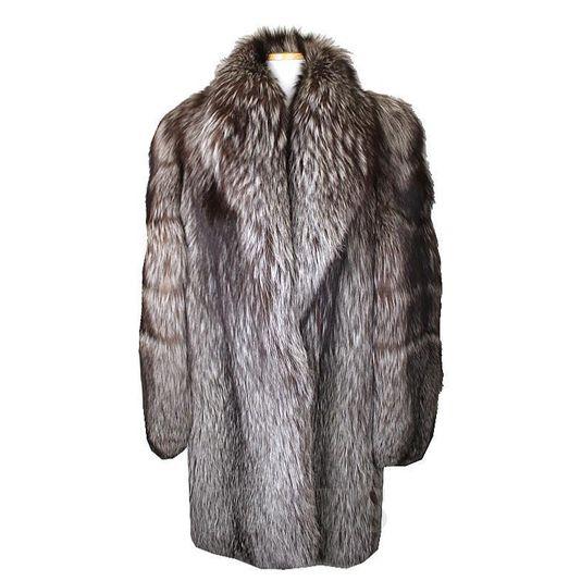 사가 초코&크림 폭스 퍼 숄카라 코트(~77)