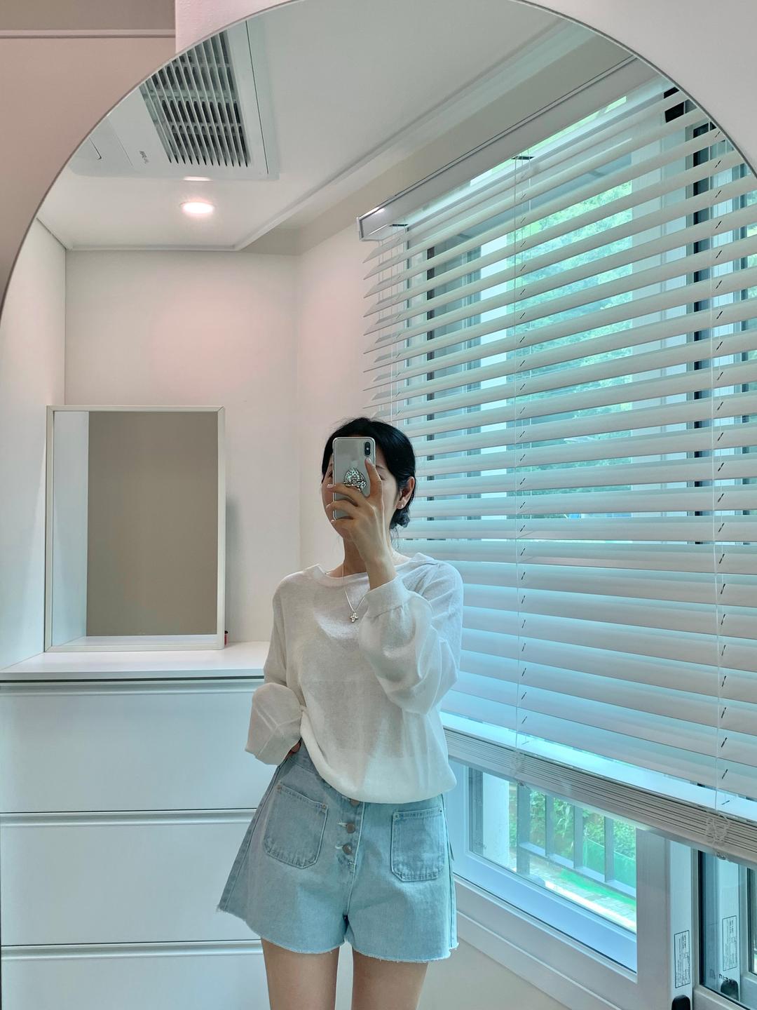 히얼위아 홀가먼트 썸머 니트