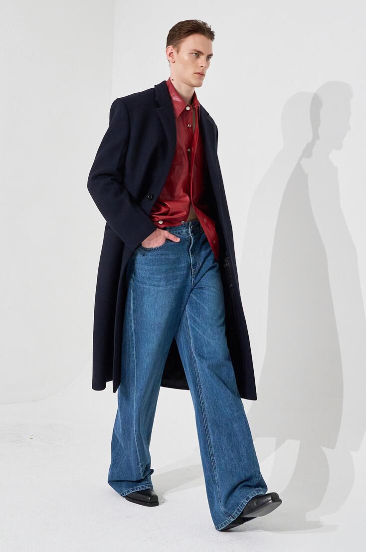 워시드 와이드 데님 팬츠