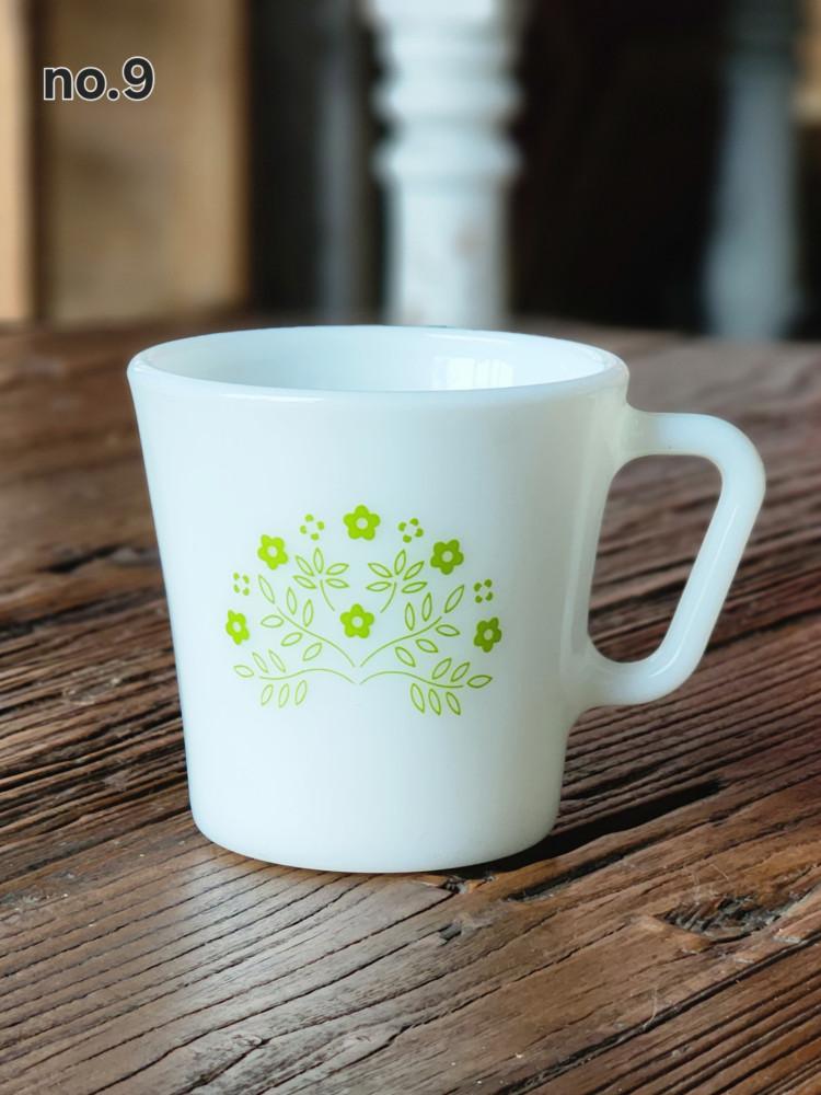 빈티지 파이렉스 밀크글라스 300ml 4종 택 1 주방 데코 인테리어 촬영 소품