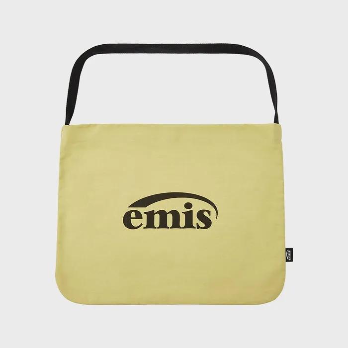 NEW LOGO COTTON ECO BAG-MUSTARD