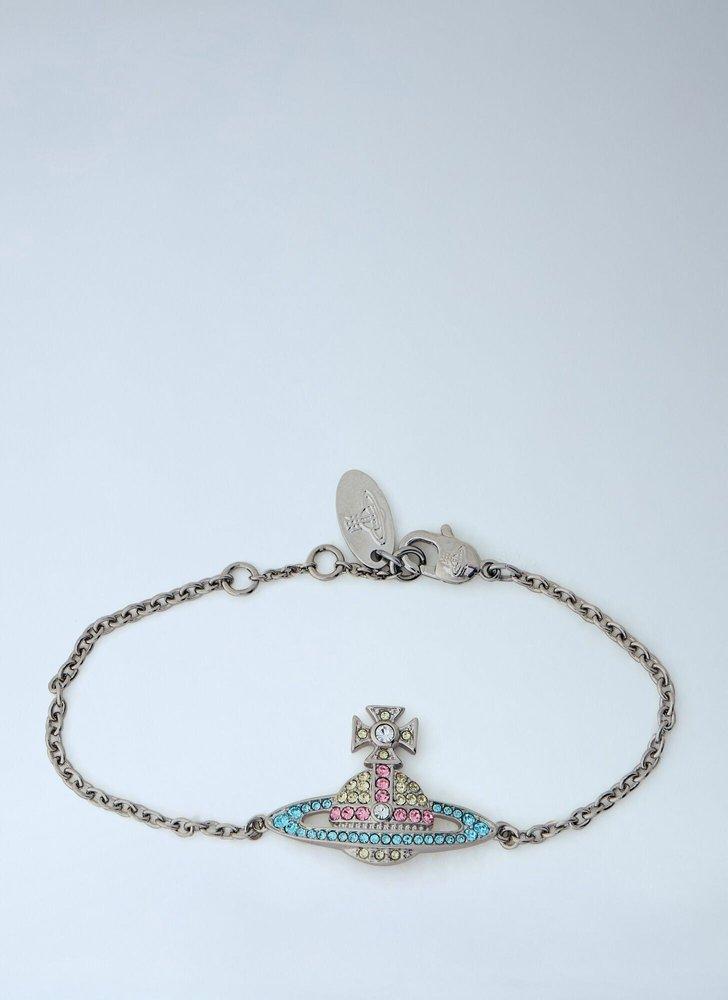Vivienne Westwood Kika Logo Embellished Bracelet