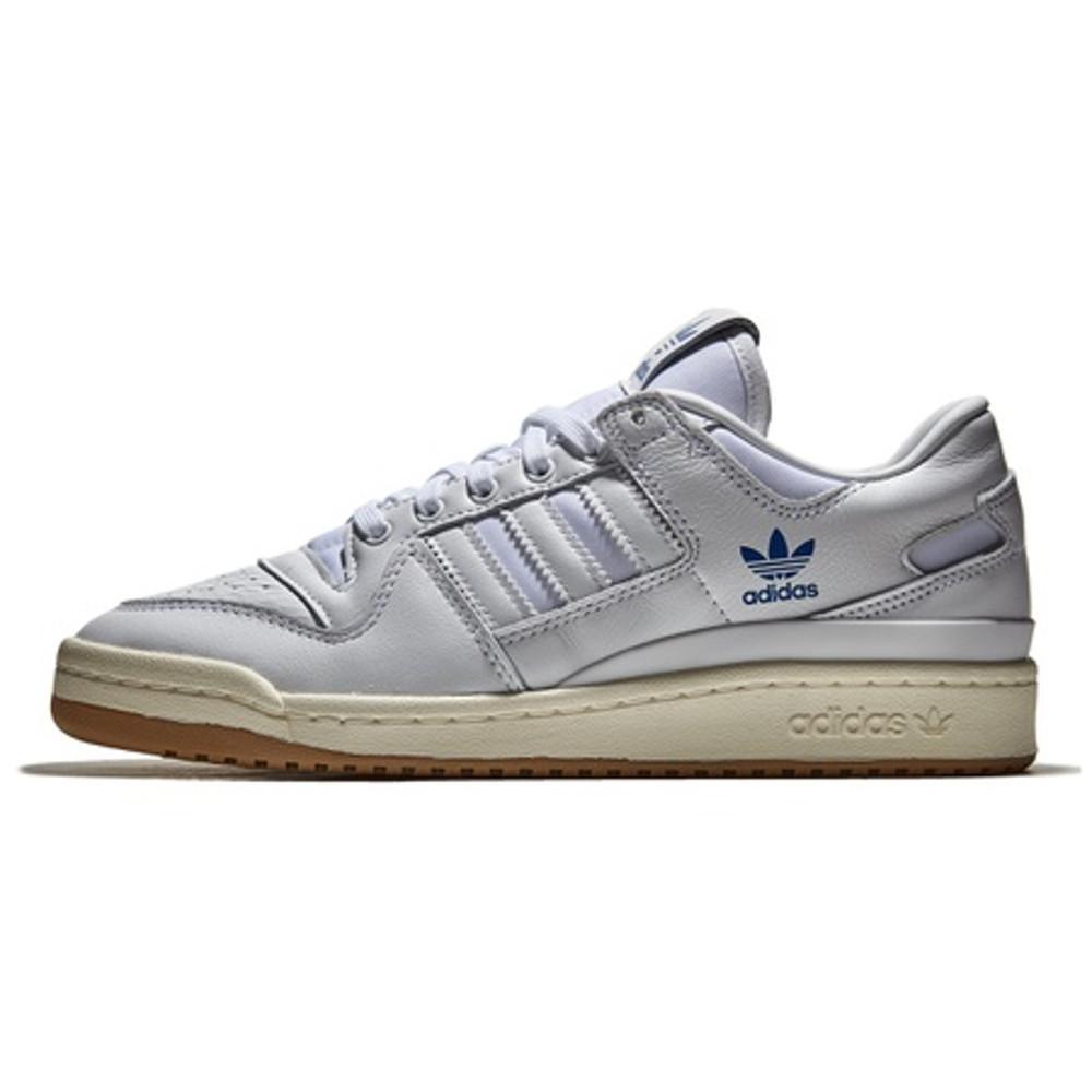 아디다스 Adidas Forum 84 ADV Low Shoes White/White/Bluebird 18038
