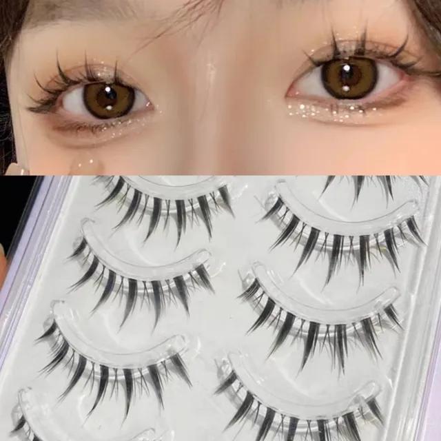 아이돌 가닥 속눈썹 걸그룹 투명낚시줄 한줄 인조 아이 메이크업 키치 공주님
