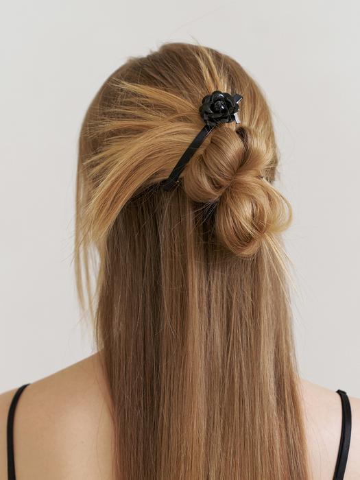 camellia point long pin - black