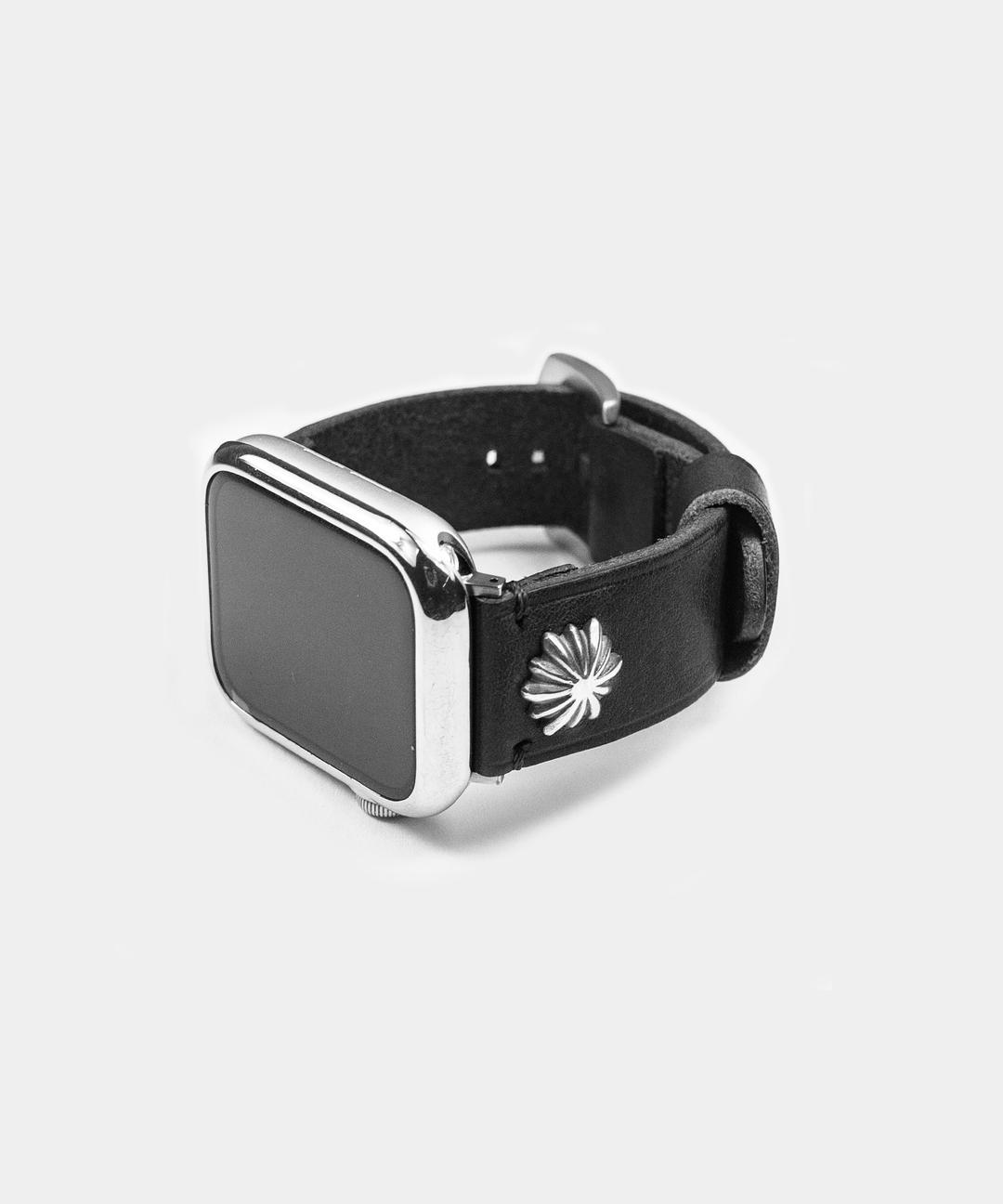 Heli concho apple watch strap (black)