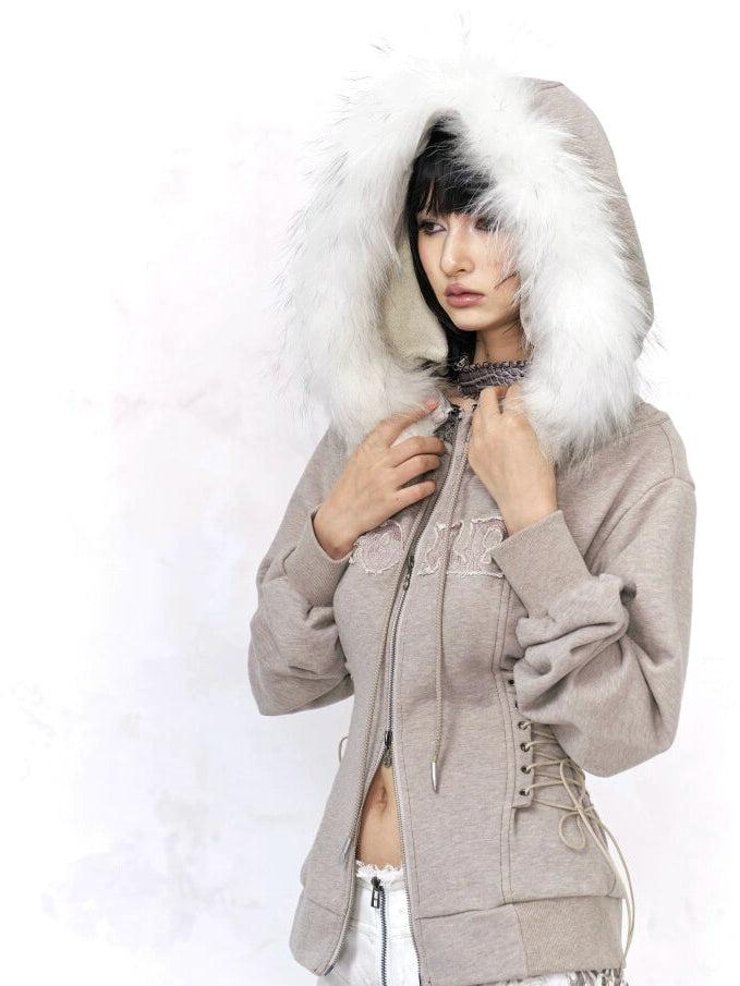 Frost Halo Faux Fur Hoodie