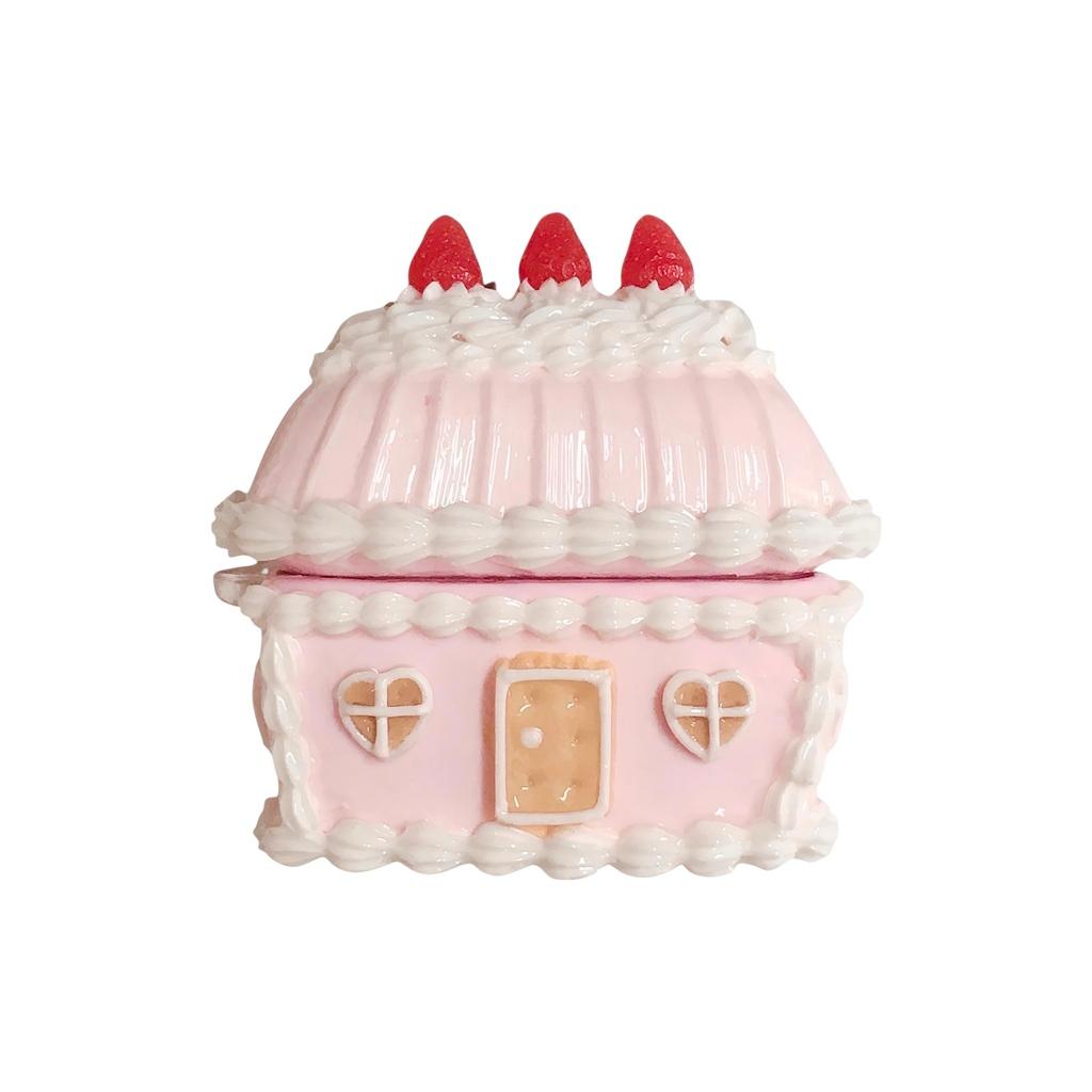 strawberry cream house airpods case
