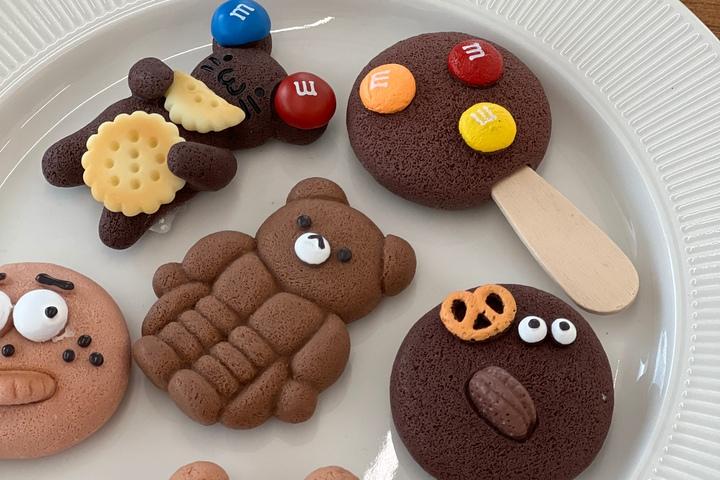 쿠키 곰 마그네틱 냉장고 현관 자석 미니어처 마그넷 6종