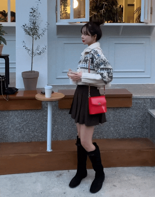 밤비 노르딕 가디건(2color)