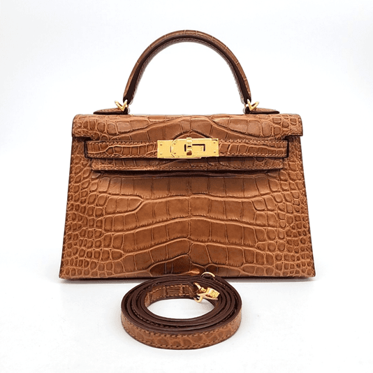 에르메스 엘리게이터  와니 미니 켈리 (U)