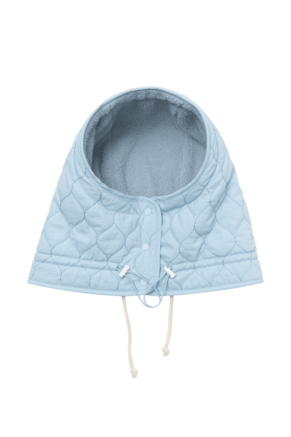 QUILTING & FLEECE BALACLAVA_LIGHT BLUE