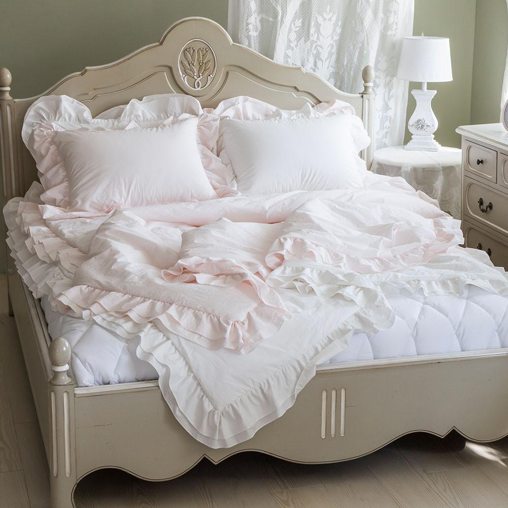 메종드파리 누비이불커버세트 2중러플 S 화이트