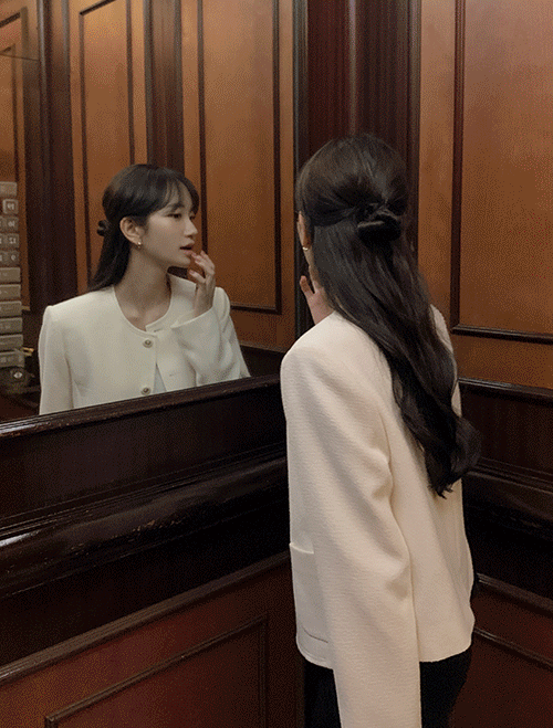 [2천장돌파/주문大폭주][PREMIUM✨/데일리자켓/트위드신상💗][made] 프리미엄 모리 라운드 트위드 자켓 (가을/간절기/데일리/긴팔자켓/간절기자켓/가을/금장/데이트룩/하객룩)