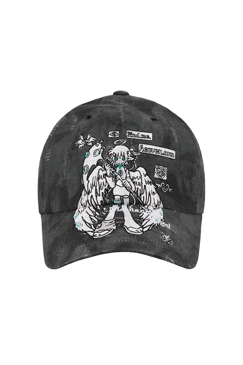 YB X Oliwa Ball Cap_CHARCOAL