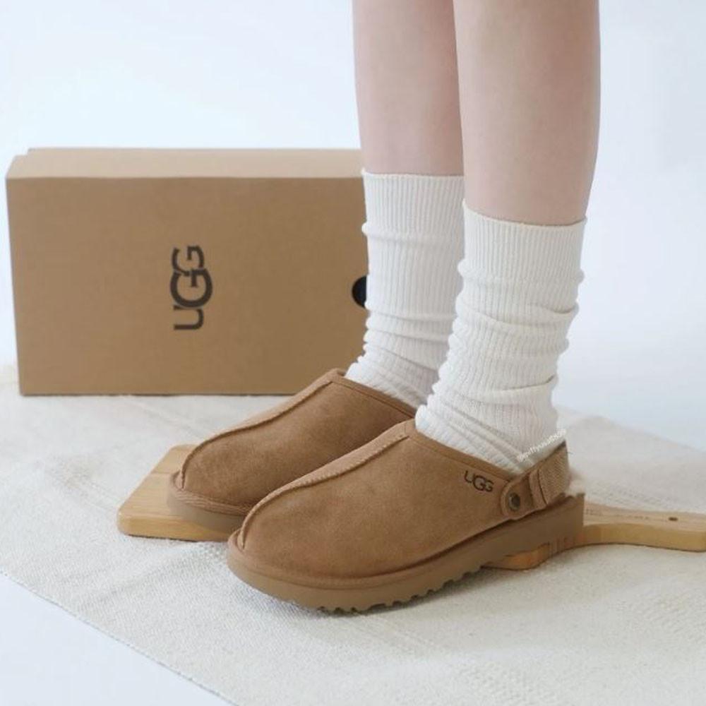 어그 라나 클로그 체스트넛 퍼 LANAH 1153516