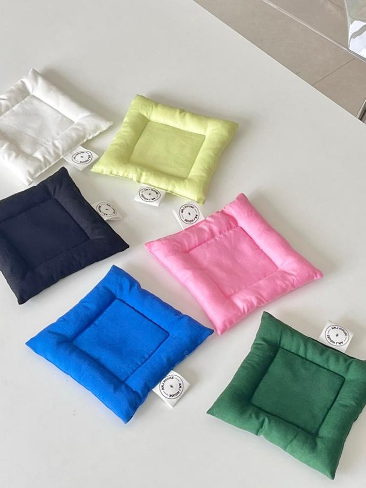 쿠션코스터 방석코스터 패브릭 티 코스터 카페 컵받침