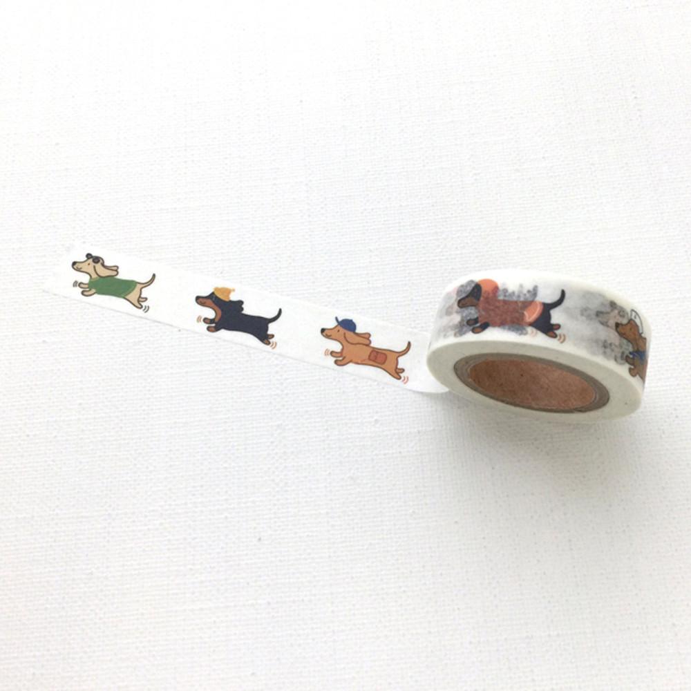 닥스훈트 프렌즈-Ⅱ 마스킹테이프