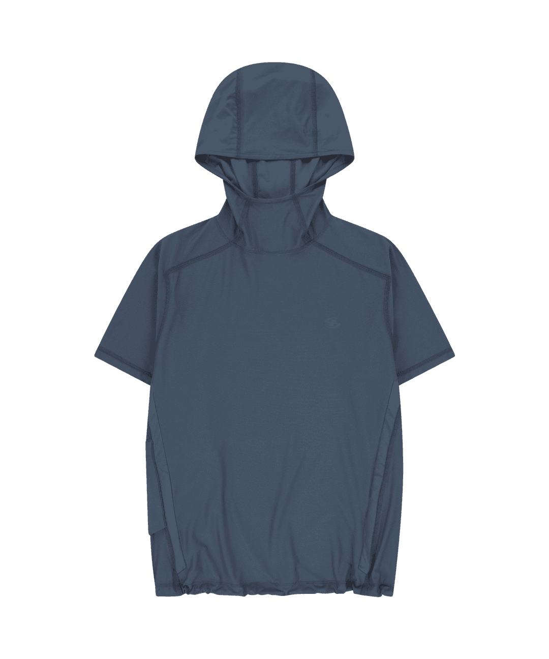 HOODED POCKET T-SHIRTS [BLUE]