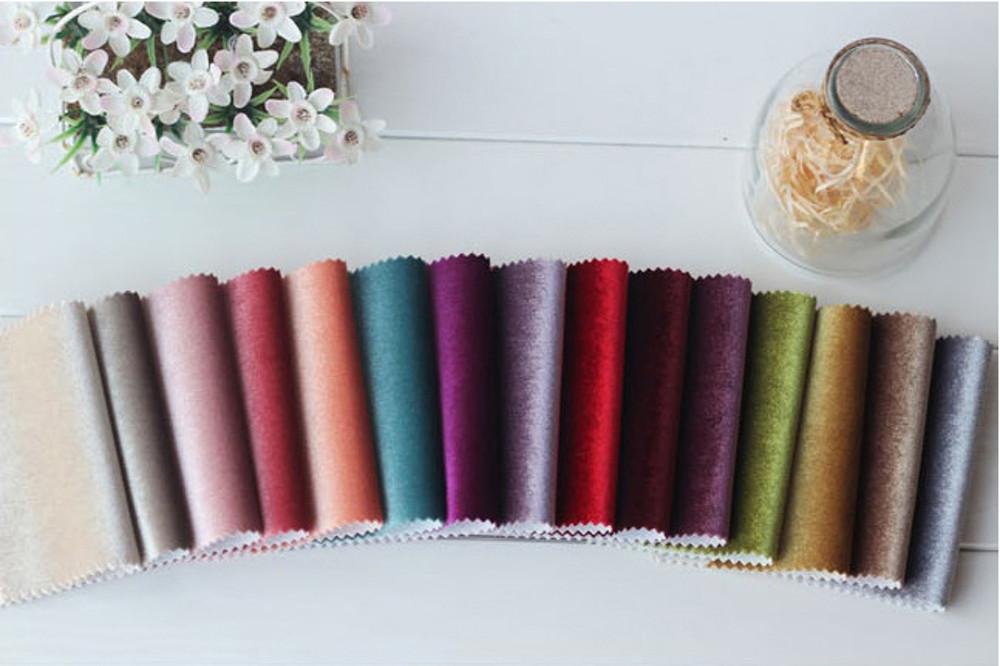 30종 고급벨벳원단 두툼한 무지벨벳