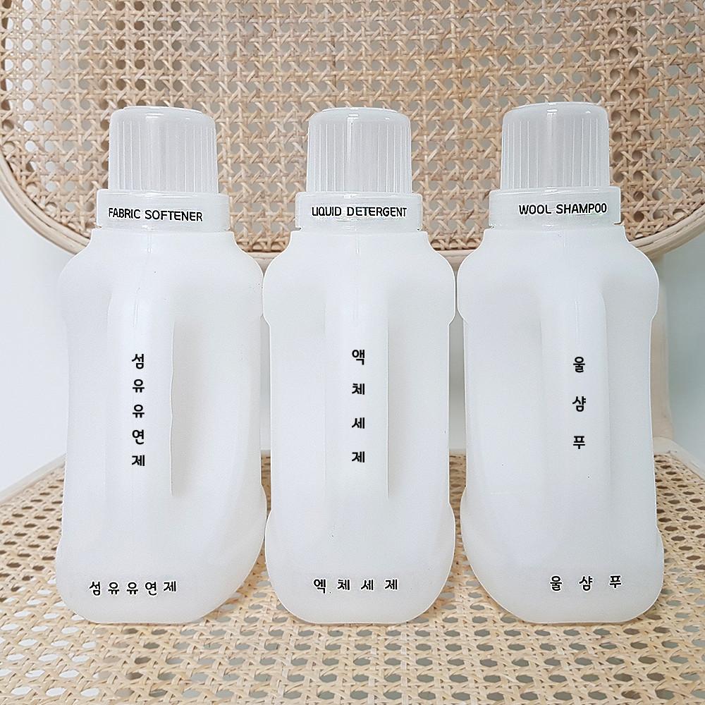 세탁 세제 소분 리필 용기 액체 통 디스펜서 0.5L, 1L