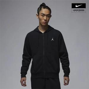 조던 에센셜 남성 풀 지퍼 루프백 플리스 후디 FQ1867-010