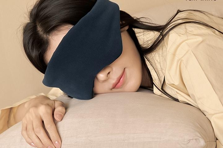 완벽암막 아이마스크 부들부들 모달소재 꿀잠 수면안대+냉온찜질팩 (6color)