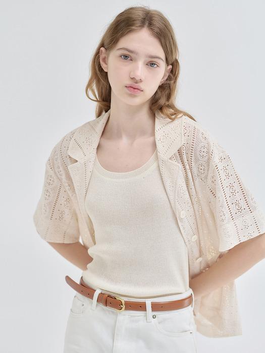 25N summer vintage lace jacket [IV]