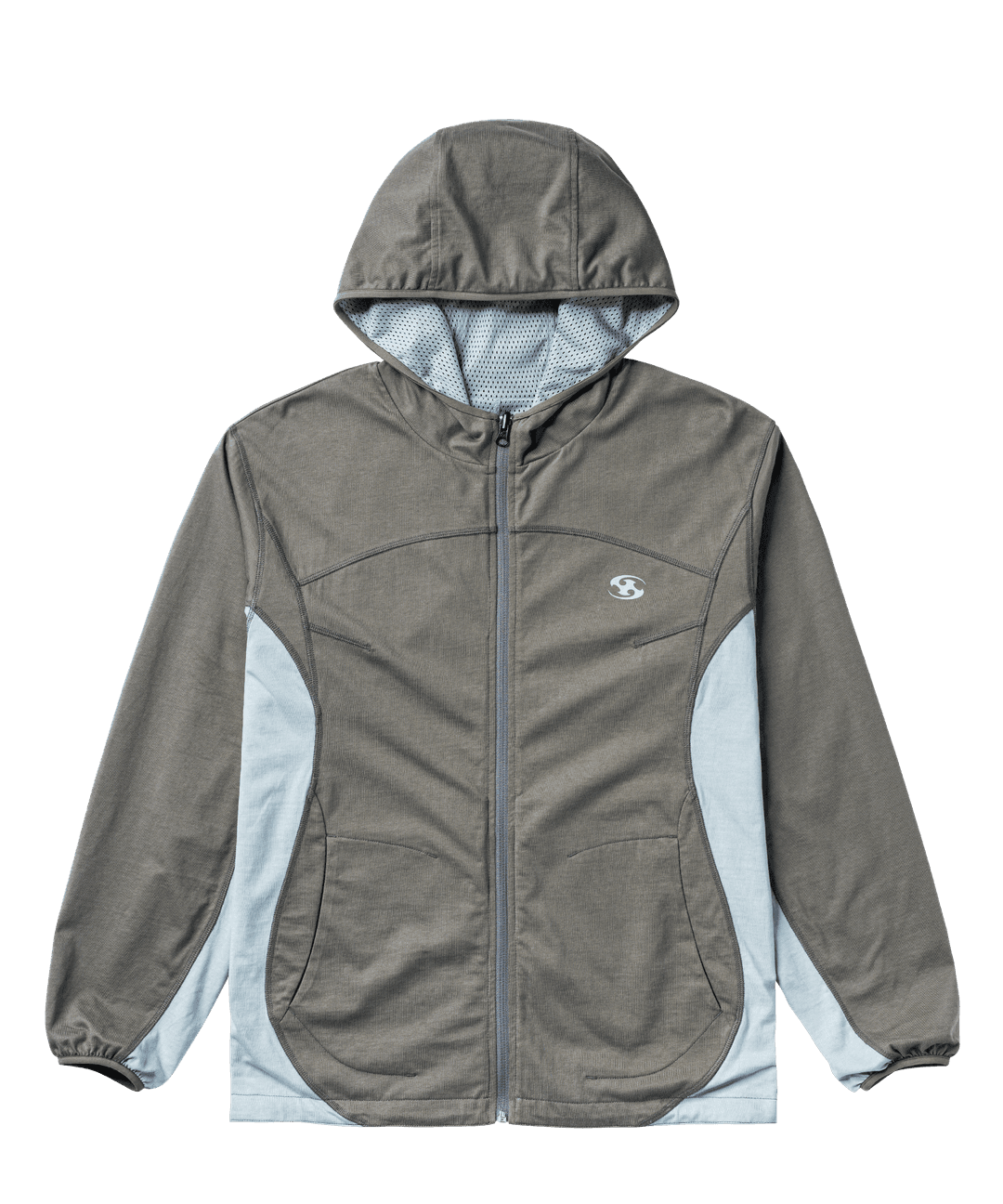 REVERSIBLE HOODIE ZIP-UP [BROWN]