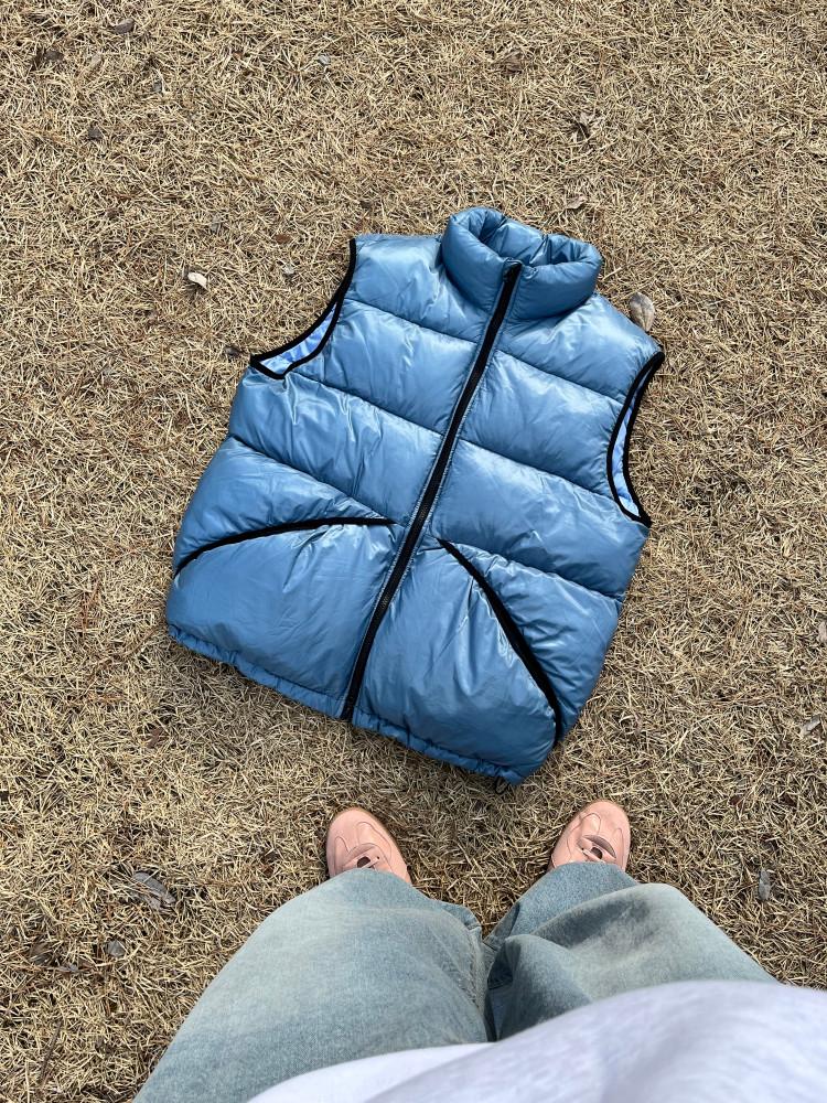 pill padding vest (4C) - 남자패딩조끼 겨울패딩
