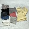 [단독][쁨이 PICK][2 PACK]Essential Golgi Half Tee-10colors