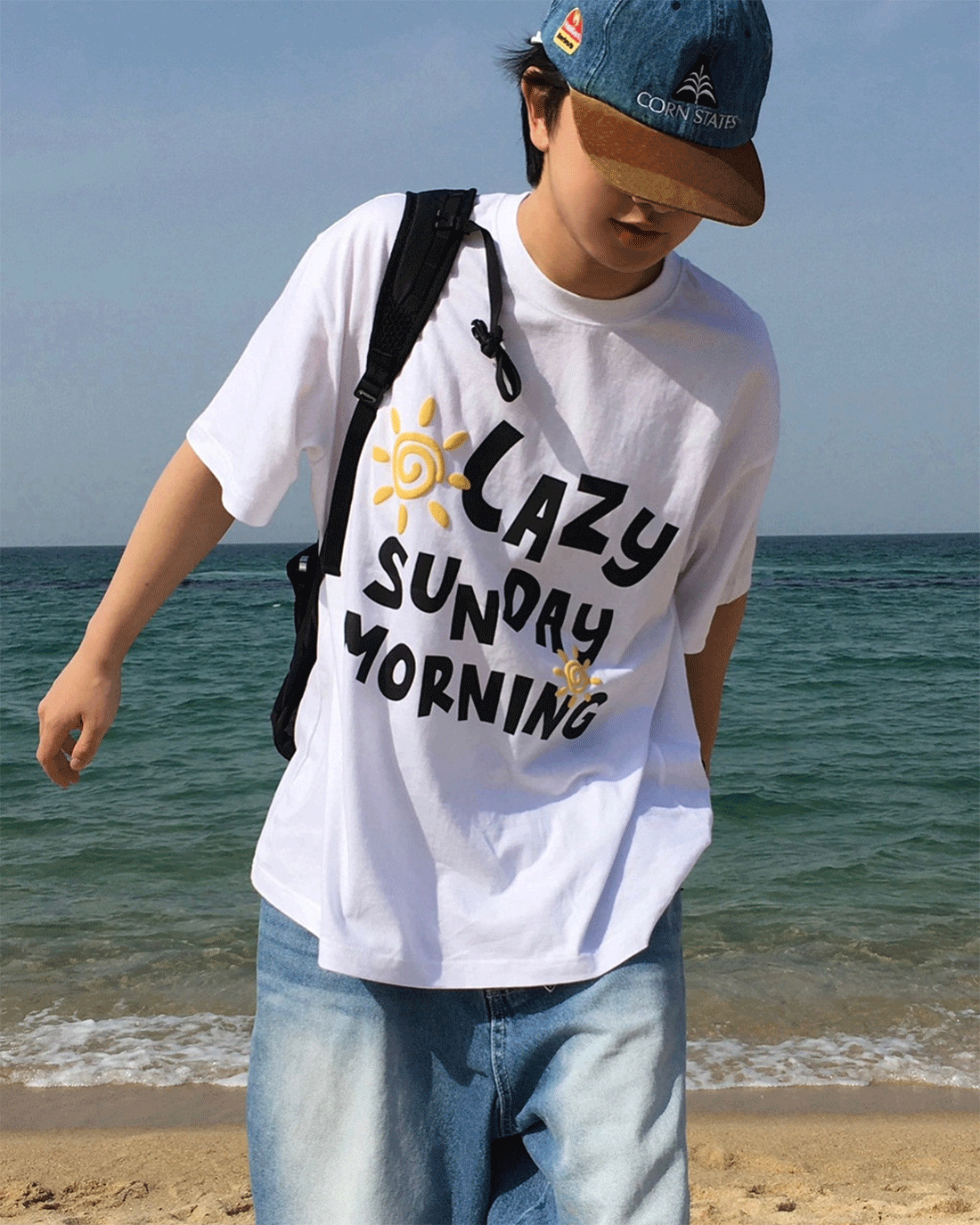 레이지 선데이 하프 티셔츠 2C